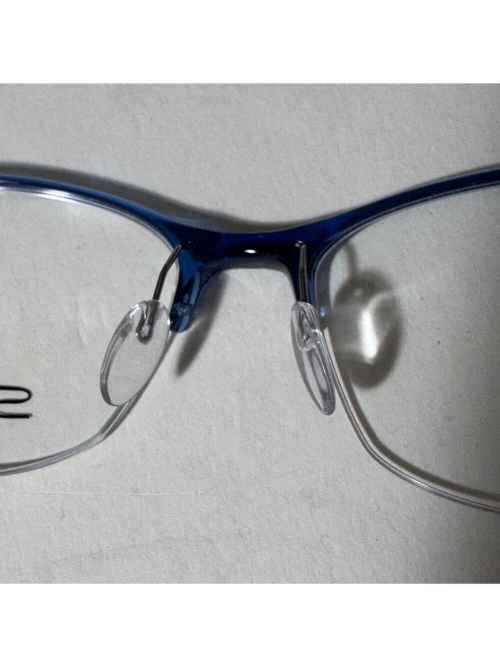 Silhouette SPX 1586 51-16 Womens Blue Half-Rim Eyeglasses Lightweight Frame - Picture 11 of 12